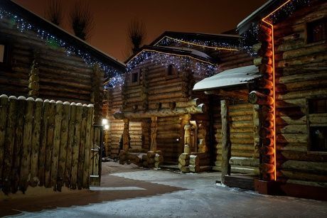 Настоящая деревенская баня в Москве